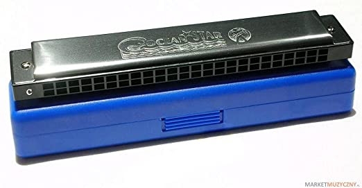 Hohner Harmonica Tremolo Ocean Star Black Key C M254001B