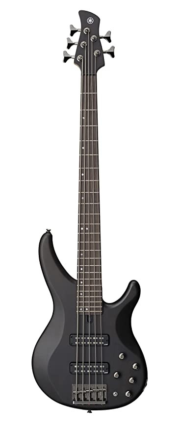 Yamaha TRBX505 Mahogany Rosewood Translucent Black Electric Bass Guitar
