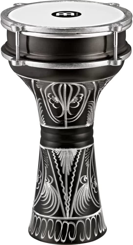 MEINL DARBUKA HAND ENGRAVED BLACK (6 1/2* 12 3/4)-HE122