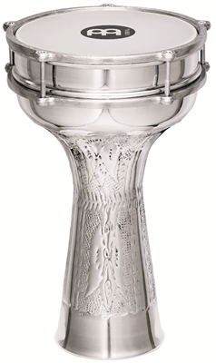 MEINL DARBUKA HAND HAMMERED WITH BUILTS (8*14 1/2)-HE314