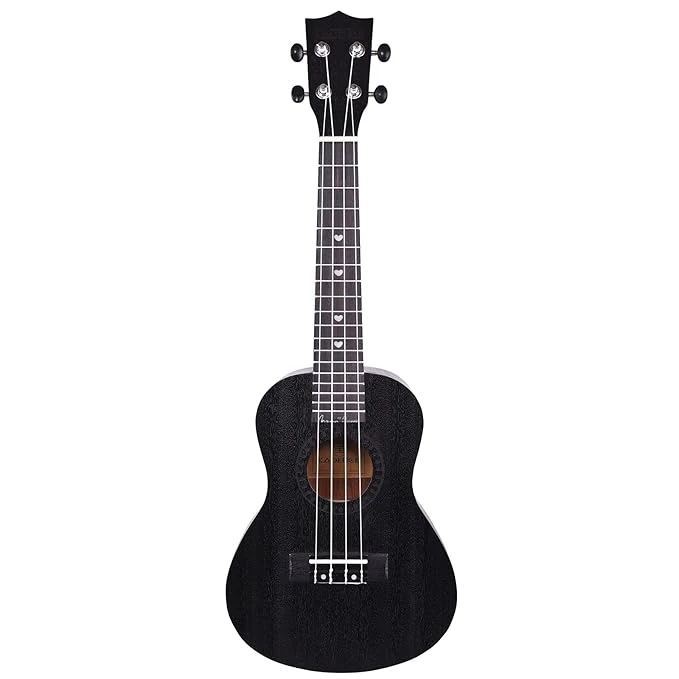 Kadence 23″ Concert Ukulele – Raven Black