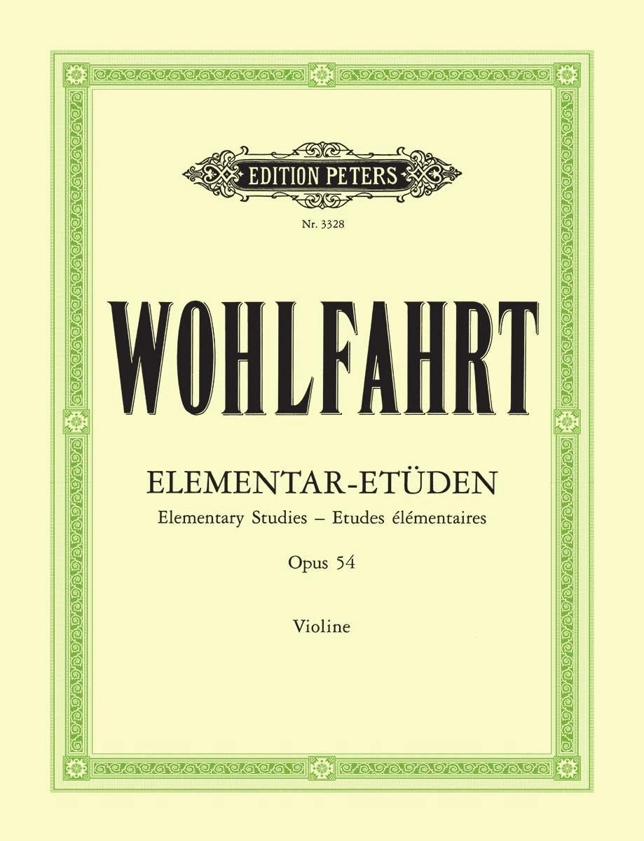 Woof R, Fifty Elementary Studies for Violin