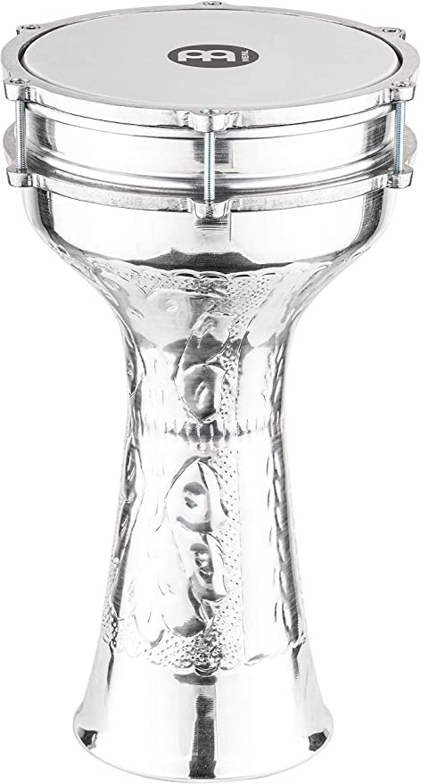 MEINL DARBUKA HAND HAMMERED WITH BUILTS  (8 1/4 * 16)-HE315