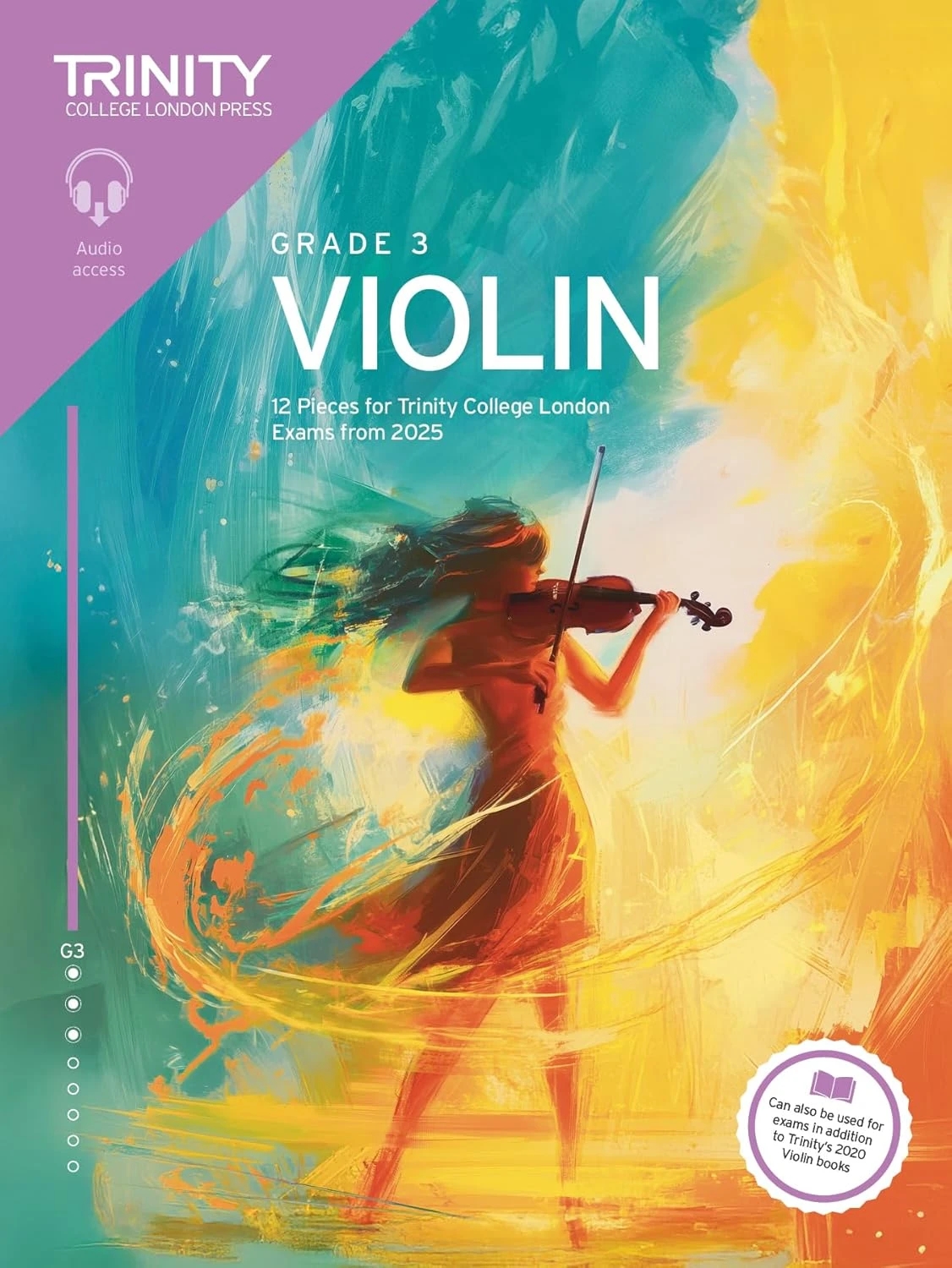 Trinity College Violin Exam Pieces from 2025 -Grade 3