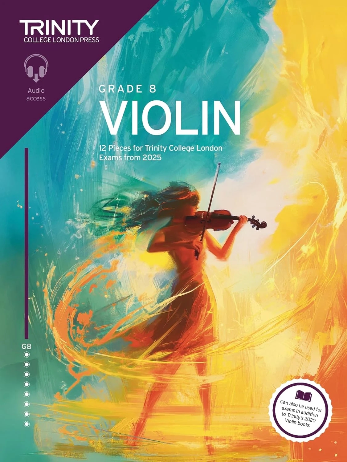 Trinity College Violin Exam Pieces from 2025 -Grade 8
