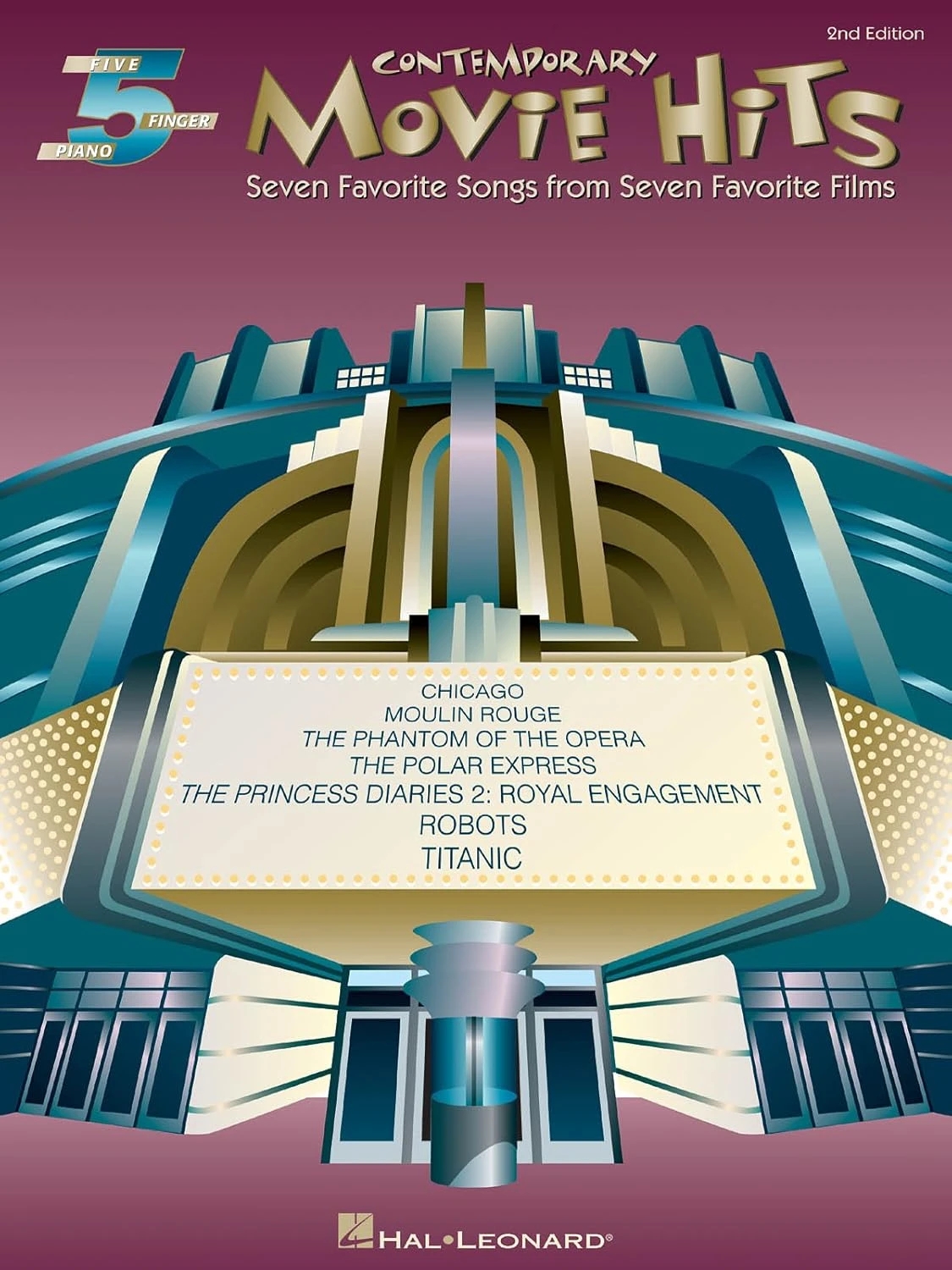 Contemporary Movie Hits – Second Edition – 5-Finger Piano