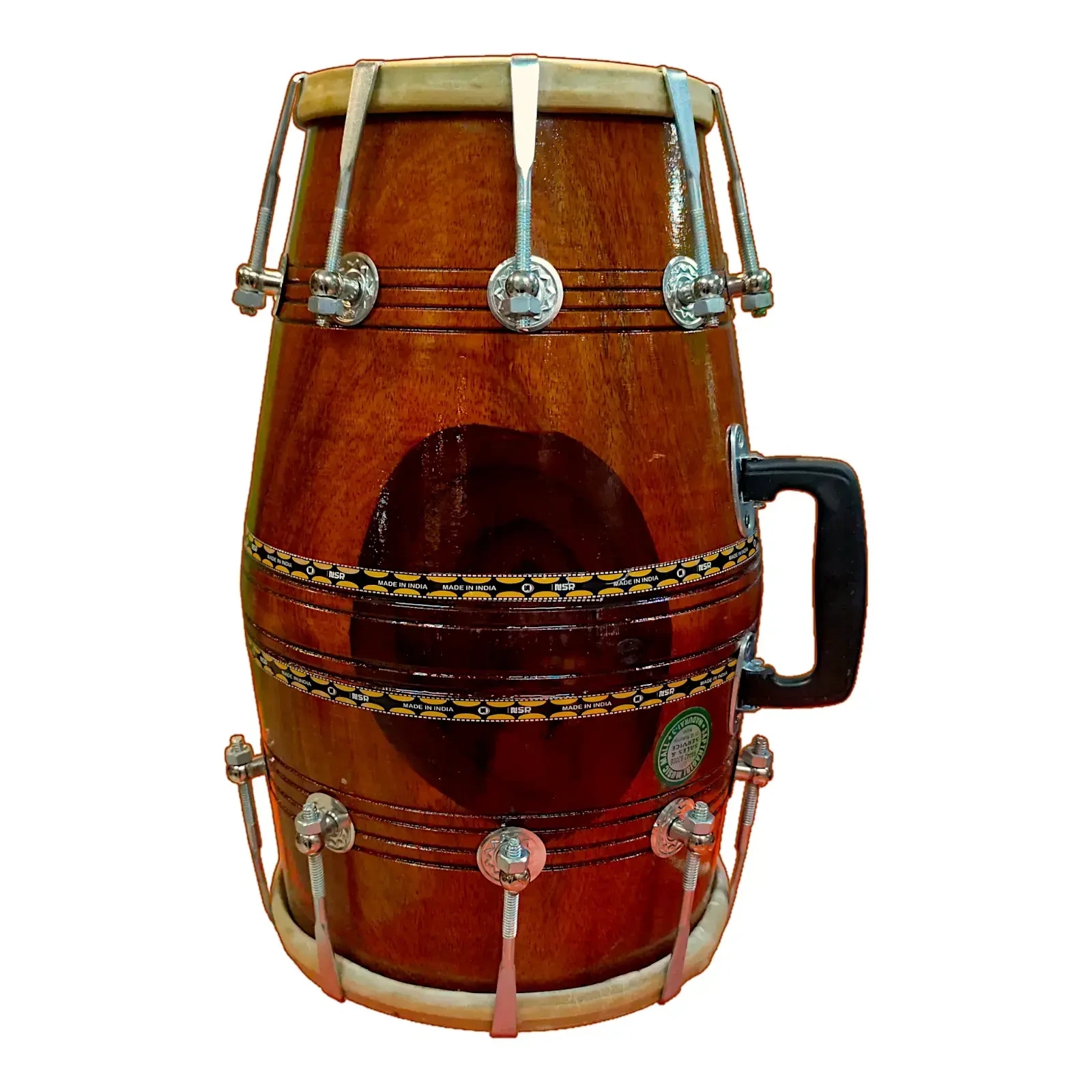 Dholak with Screw Rod Special Quality with Bag