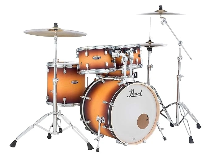 Pearl DMP925SP/C-225 Decade Maple 5-Piece Hybrid Drum Set Shell Pack - Classic Satin Amburst
