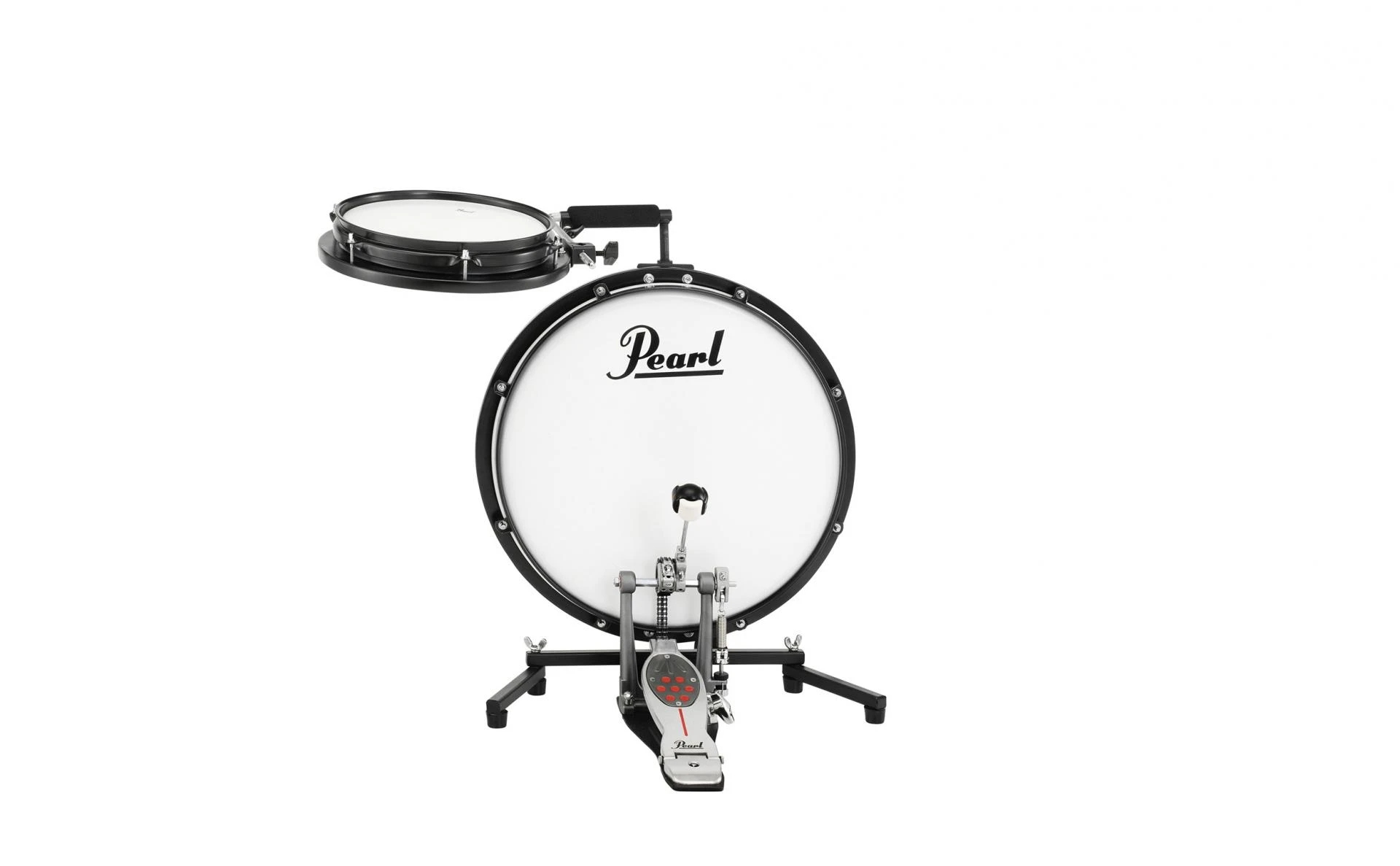 Pearl PCTK-1810 Compact Traveler 2-Piece Drum Kit (18" Bass / 10" Snare) - Black
