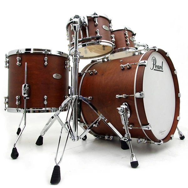 Pearl MP4P924XEDP-L/C-201 Midtown 4-Piece Drum Set Shell Pack with L-Rod - Matte Walnut