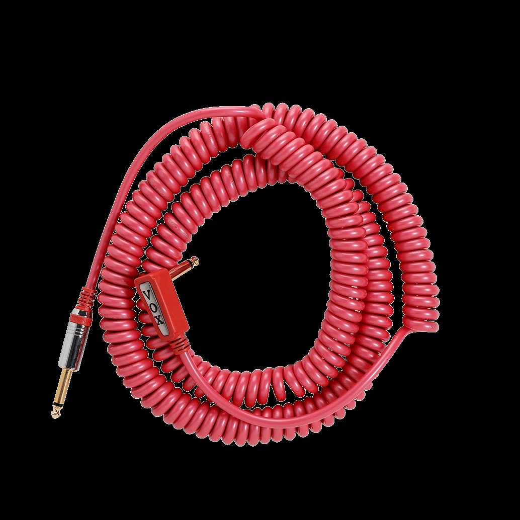 VOX VCC-90RD Vintage Coiled Guitar Cable 9m Red