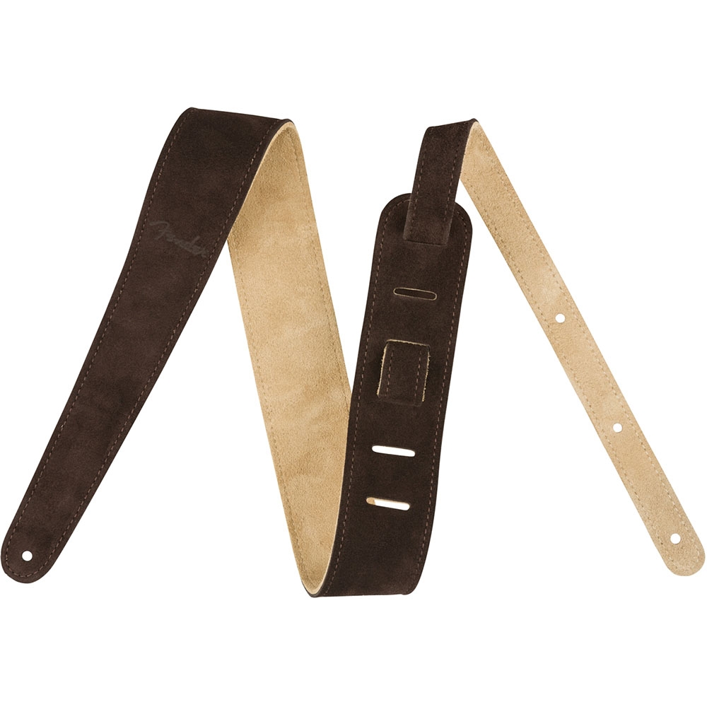 Fender 0990691021 Reversible Suede Guitar Strap - Brown/Tan