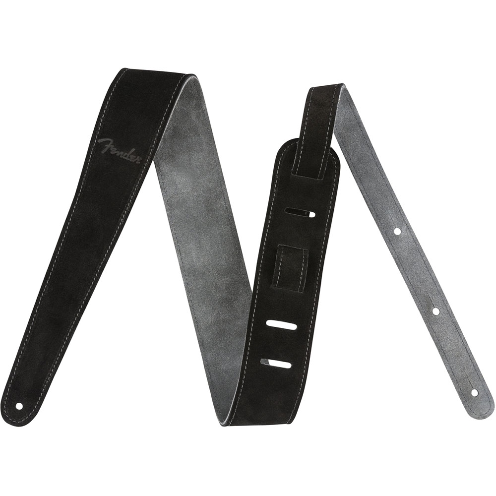 Fender 0990691006 Reversible Suede Guitar Strap - Black/Gray