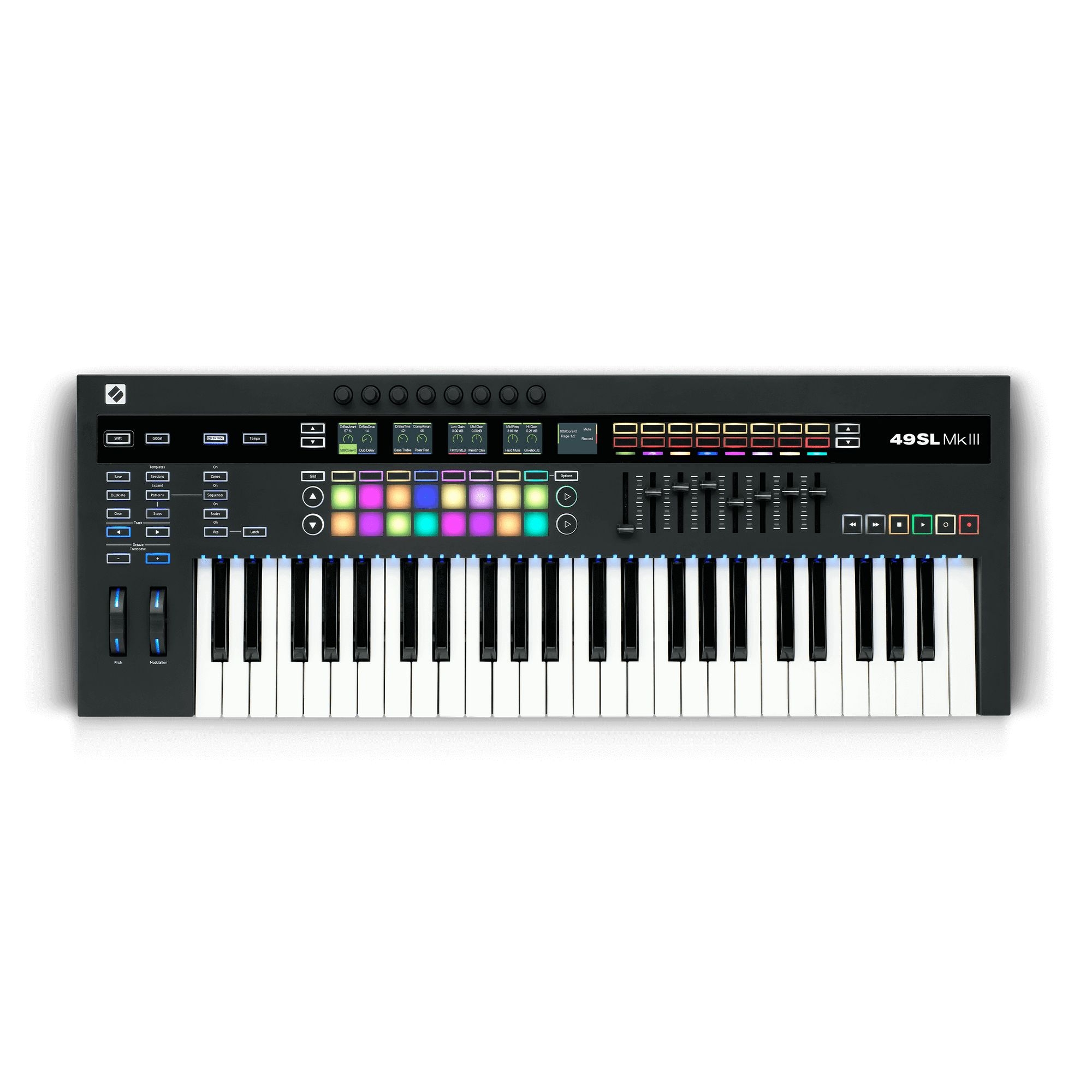 Novation 49 SL MKIII MIDI Keyboard Controller with Sequencer