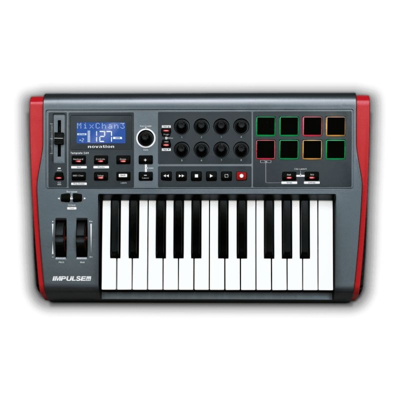 Novation IMPULSE 25 USB MIDI Keyboard Controller