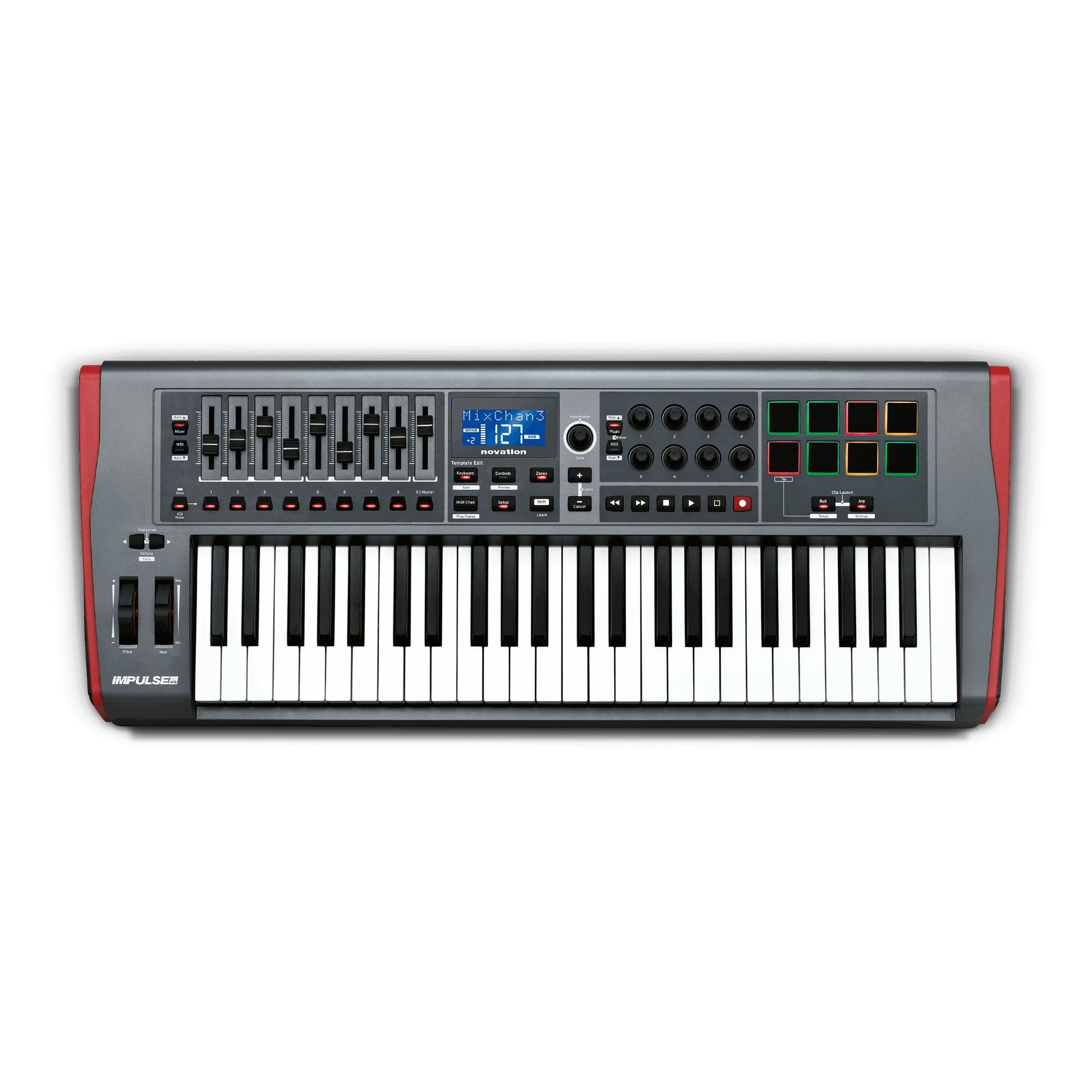 Novation IMPULSE 49 USB MIDI Keyboard Controller