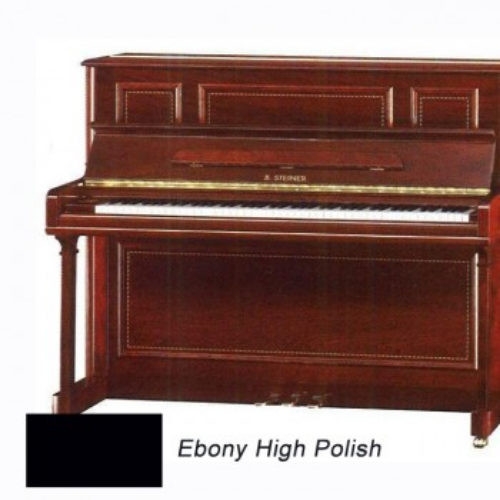 B Steiner Upright Piano JS118RID Mahogany HIgh Polished