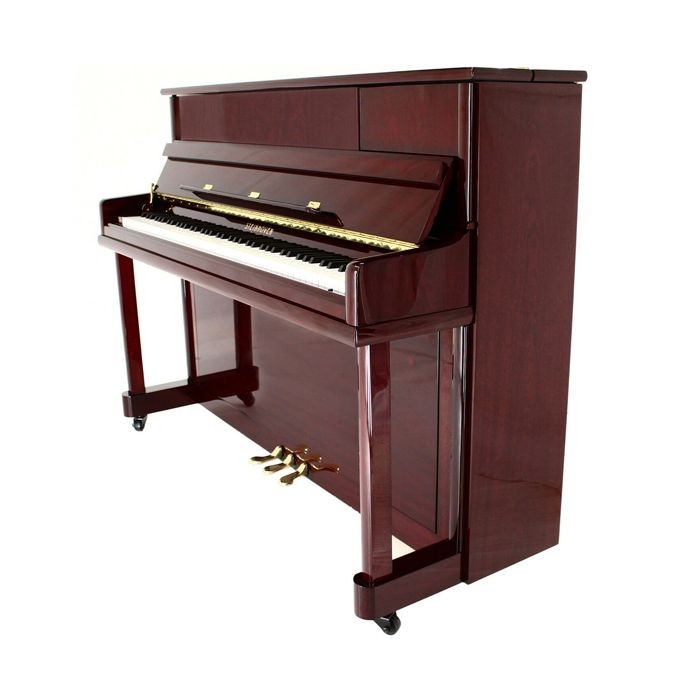 B Steiner Upright Piano JS121MD Mahogany High Polished