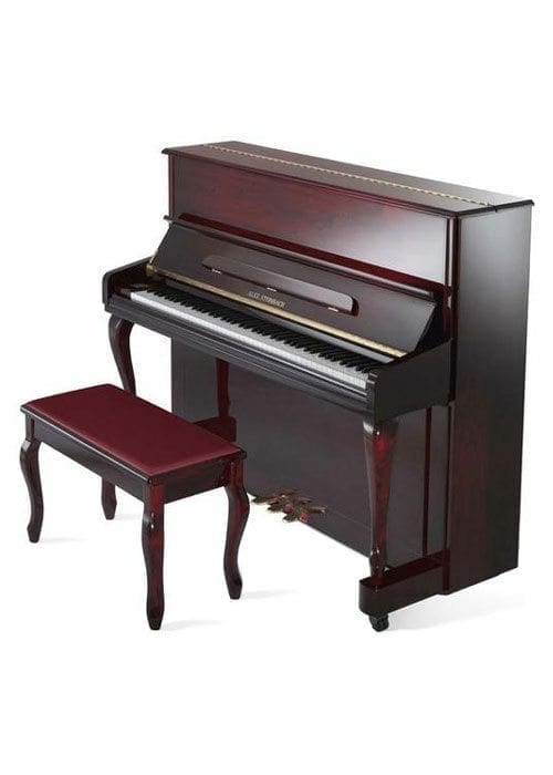 B Steiner Upright Piano JS121FD Ebony High Polished