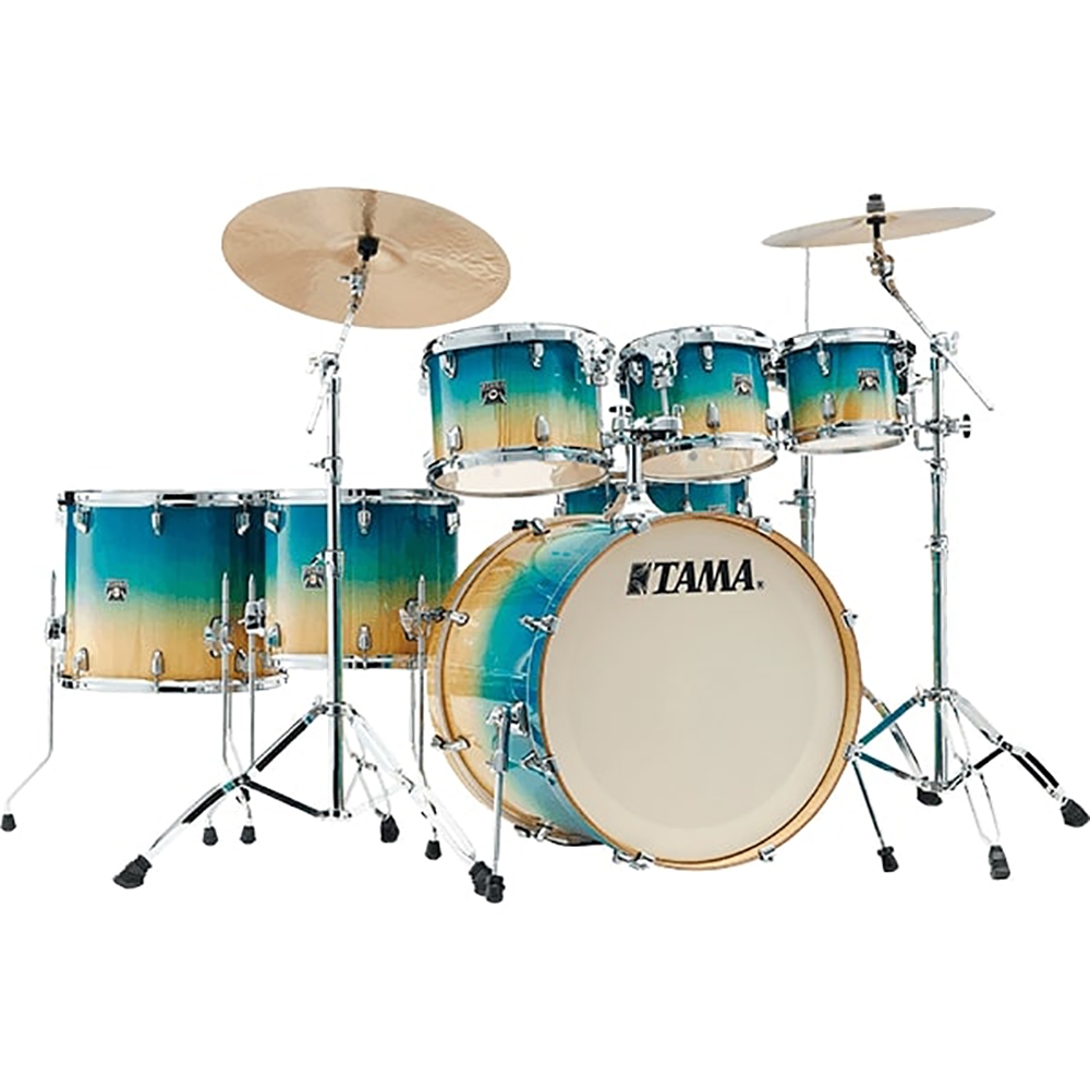 Tama CL72RS-PCLP 22" 7pc Superstar Classic Caribbean Lacebark Pine Fade Drum Kit