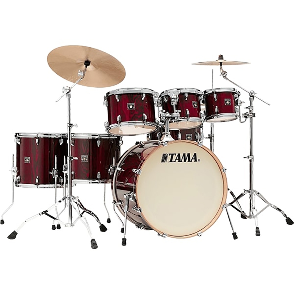 Tama CL72RS-PGGP 22" 7pc Superstar Classic Gloss Garnet Lacebark Pine Drum Kit