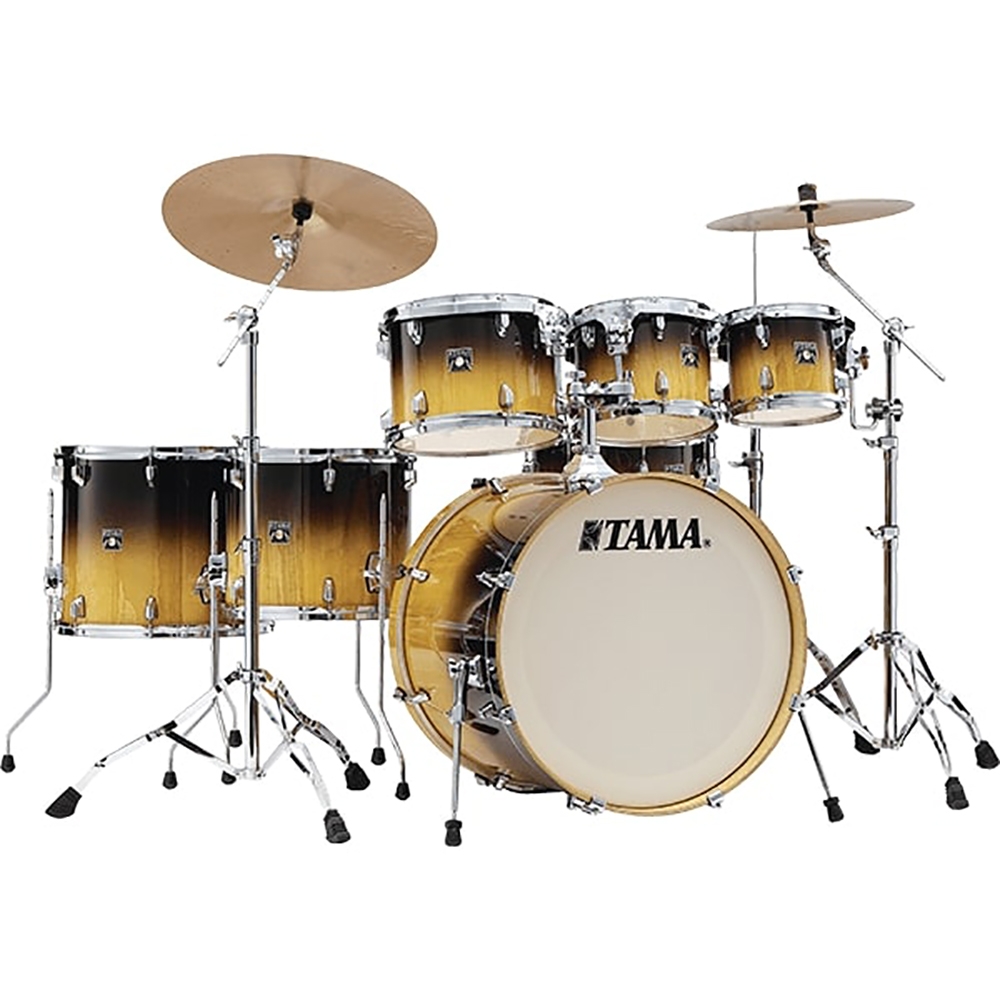 Tama CL72RS-PGLP 22" 7pc Superstar Classic Gloss Lacebark Pine Fade Drum Kit