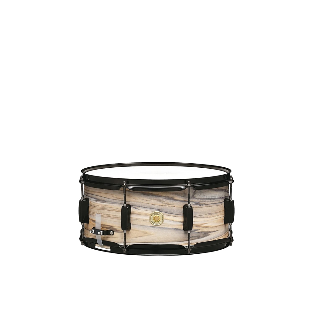 Tama WP1465BK-NZW 14"x6.5" Woodworks Natural Zebrawood Wrap Snare Drum