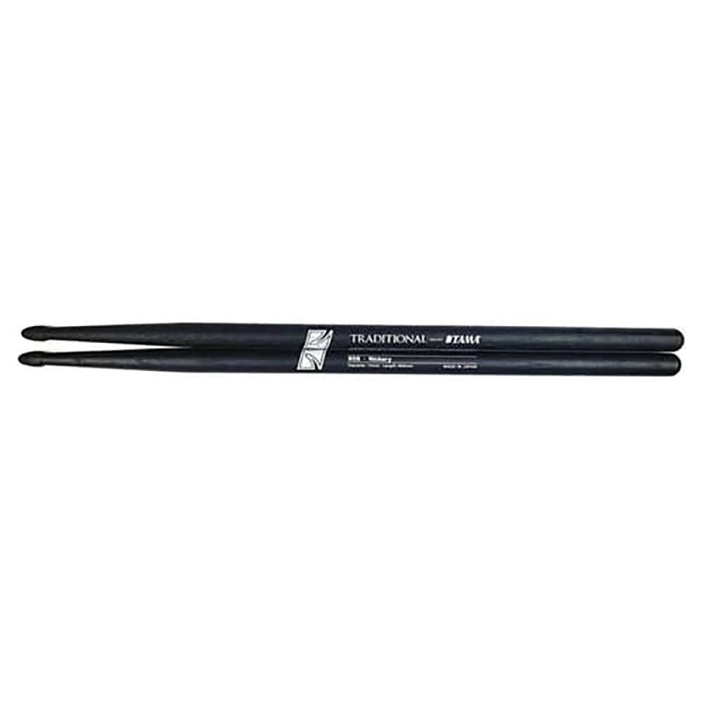 Tama H5BBK72 Matte Black Traditional Series American Hickory Drumstick