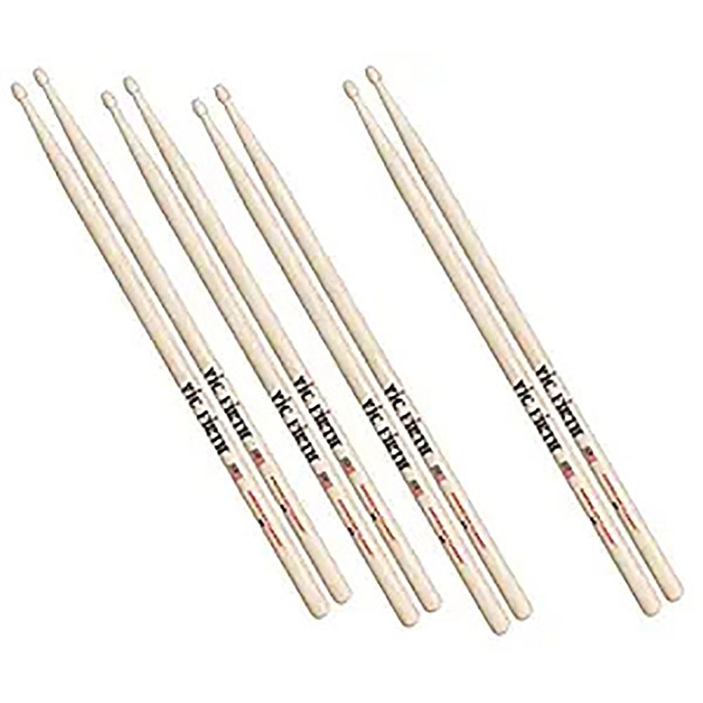 Vic Firth P5A.3-5A.1 Drumstick Value Pack of 4