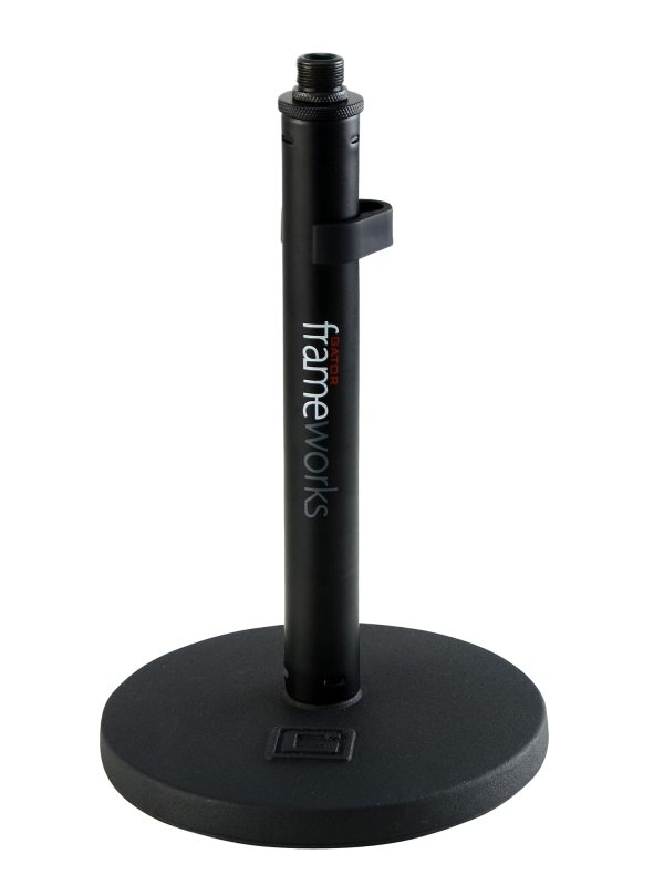 Gator Frameworks GFW-MIC-0600 Desktop Mic Stand With Round Base