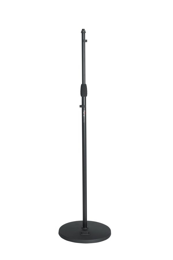 Gator Frameworks GFW-MIC-1200 Standard 12″ Round Base Mic Stand