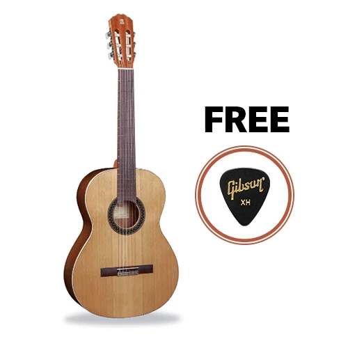 Alhambra 1C Mahogany Rosewood Nylon-String with Cedar Top Natural Classical Guitar