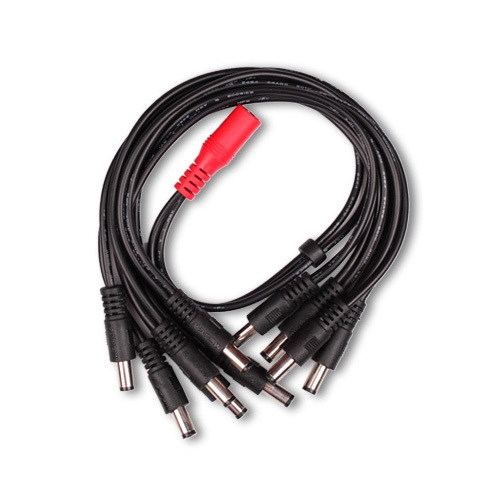Mooer PDC-10S 10-Plug Straight Head Multi DC Power Cable