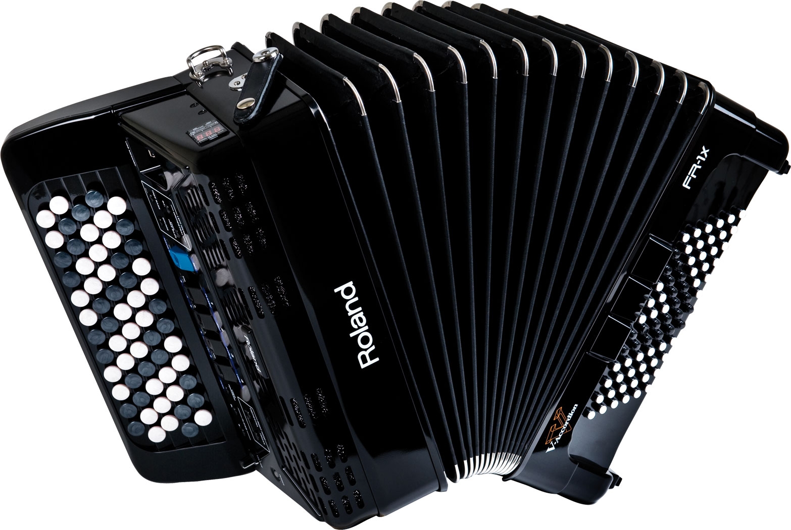 Roland FR-1XB-BKR Button Type Black V-Accordion
