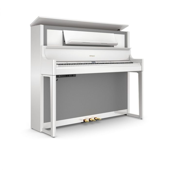 Roland LX708-PW Polished White Digital Upright Piano