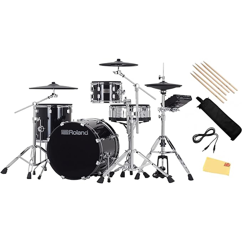 Roland VAD307 DRUM KIT + RH-300V  V-Drums Electronic Drum Kit with Stereo Headphones