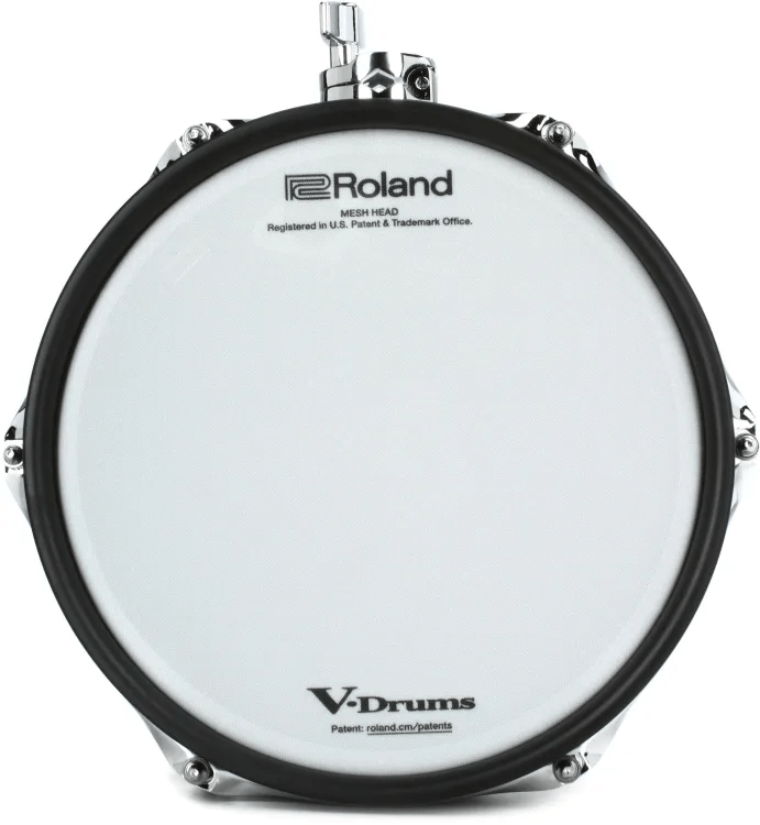 Roland PDA100L-BK 10 Inch V-Drums Acoustic Design Shallow Black Tom Pad
