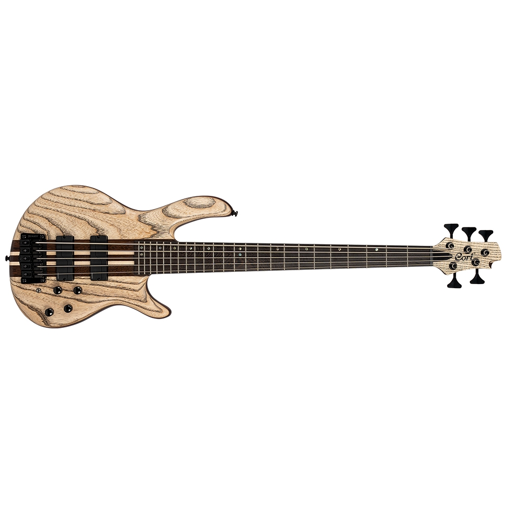 Cort A5 Ultra Ash ENB Artisan Series 5 String Etched Natural Black Electric Bass Guitar