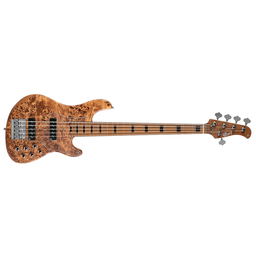 Cort GB-Modern 5 OPVN GB Series Open Pore Vintage Natural Electric Bass Guitar