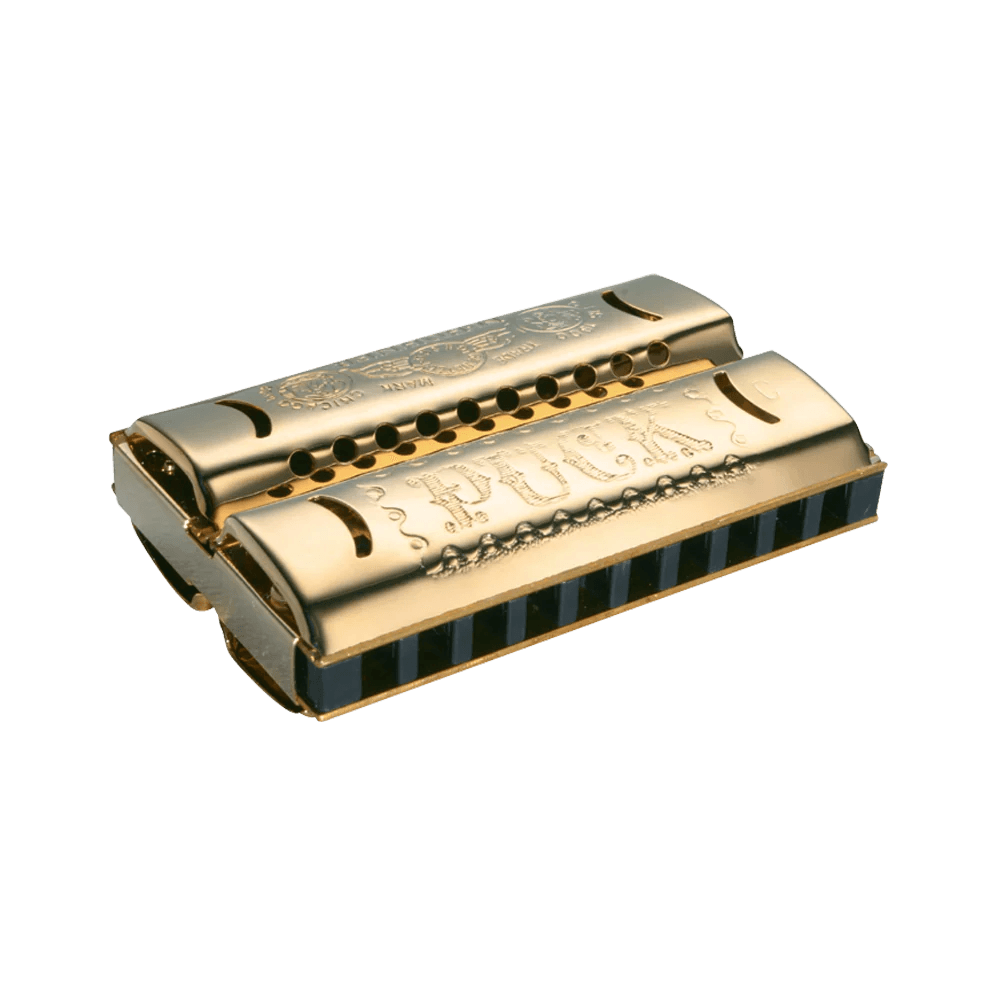 Hohner M55333 Double Puck Key C&G Harmonica