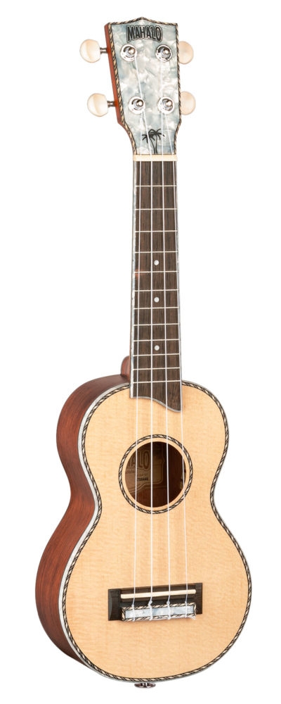 Mahalo MP1 Pearl Series Natural Soprano Ukulele With Bag