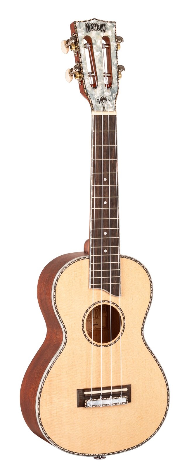 Mahalo MP2 Pearl Series Natural Concert Ukulele With Bag