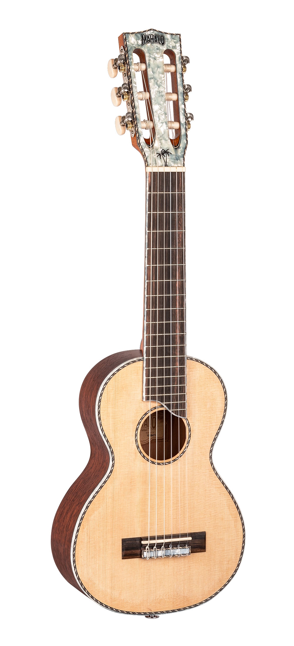 Mahalo MP5 Pearl Series Natural Guitarlele with Bag
