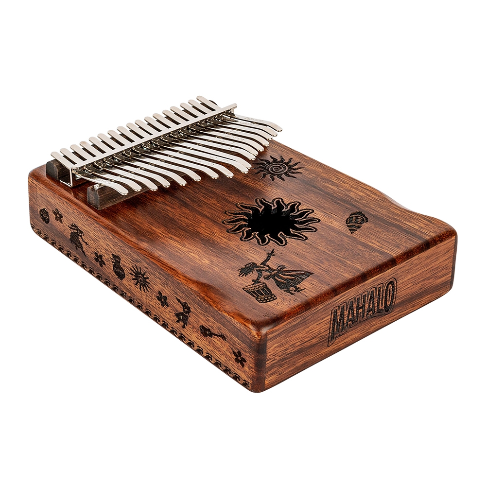 Mahalo MKA17TR Tropical Kalimba with Bag & Tuning Hammer