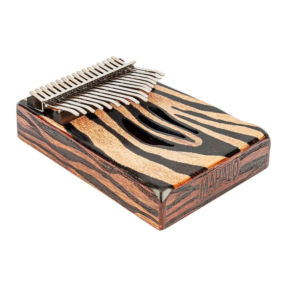 Mahalo MKA17ZE Zebra Kalimba with Bag & Tuning Hammer