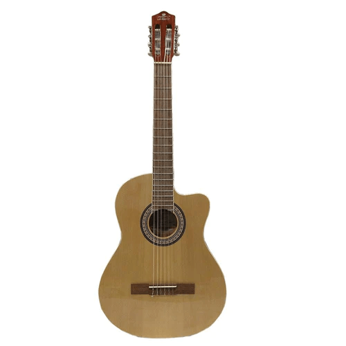 Pluto HG39C-201-NAT 201 Series 39" Natural Cutaway Classical Guitar