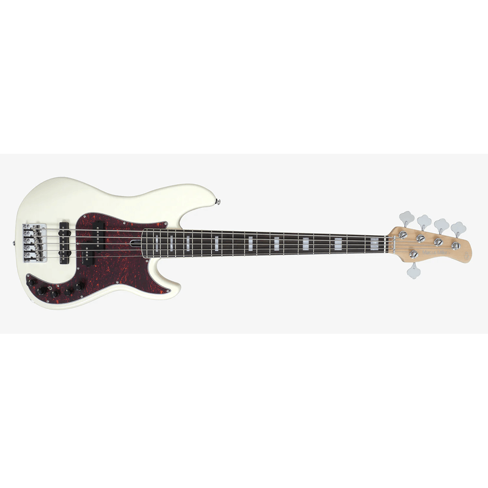 Sire P7 Alder-5 AWH P7 Series 5 String Alder Antique White Electric Bass Guitar