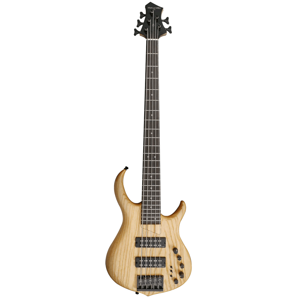 Sire M5 Swamp Ash-5 NT M5 Series 5 String Swamp Ash Natural Electric Bass Guitar