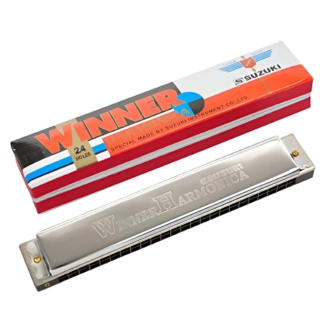Suzuki W-24C Winner Key C 24 Hole Harmonica