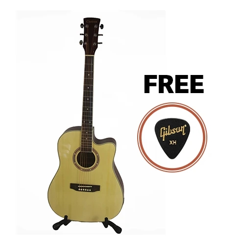 Chateau F121CE 39G Acoustic Guitar - Natural with EQ MT-03
